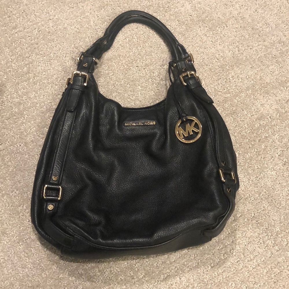 Michael Kors Black Leather Purse